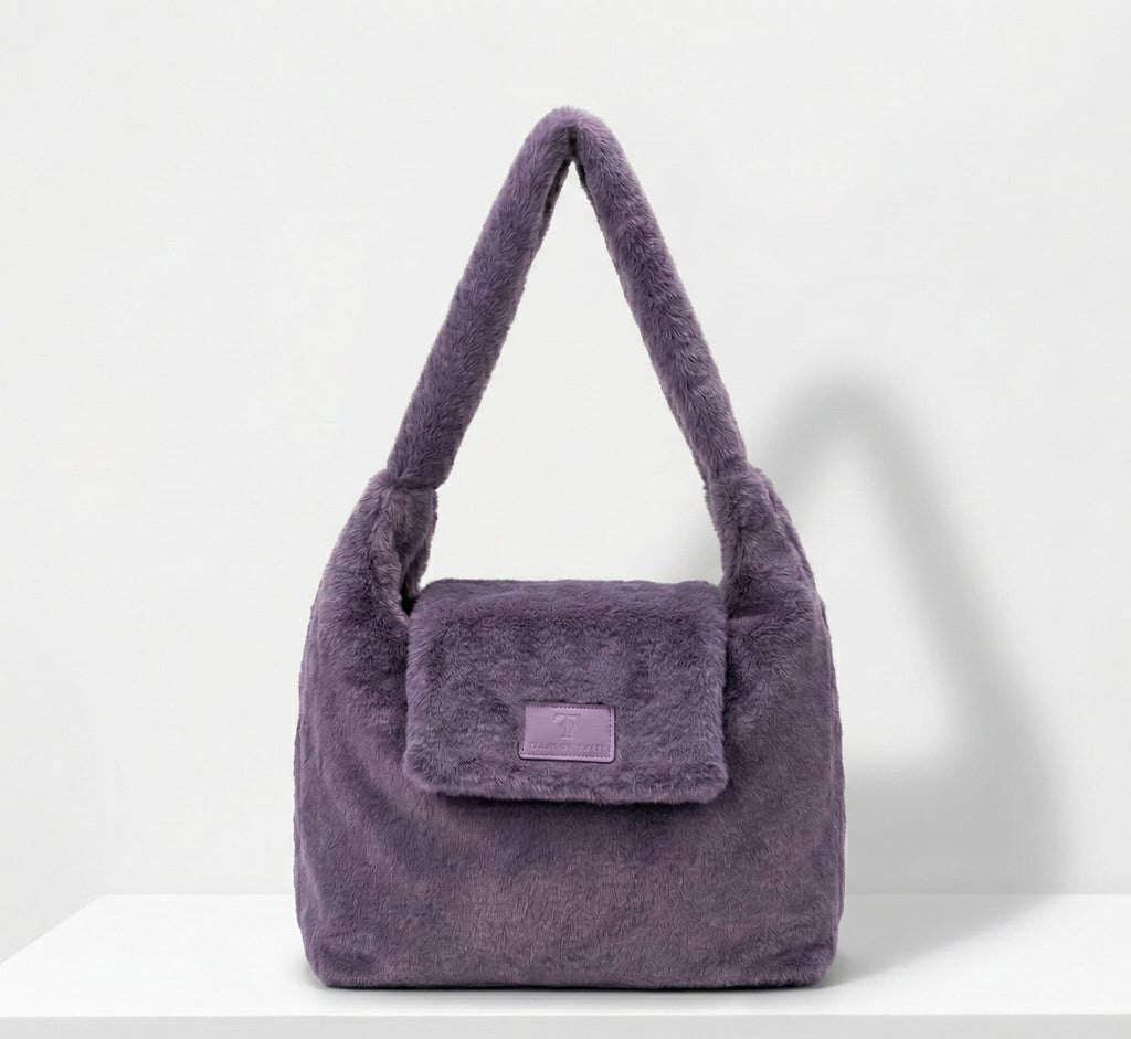 Flap Fur Tote