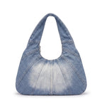 Denim Curve Tote