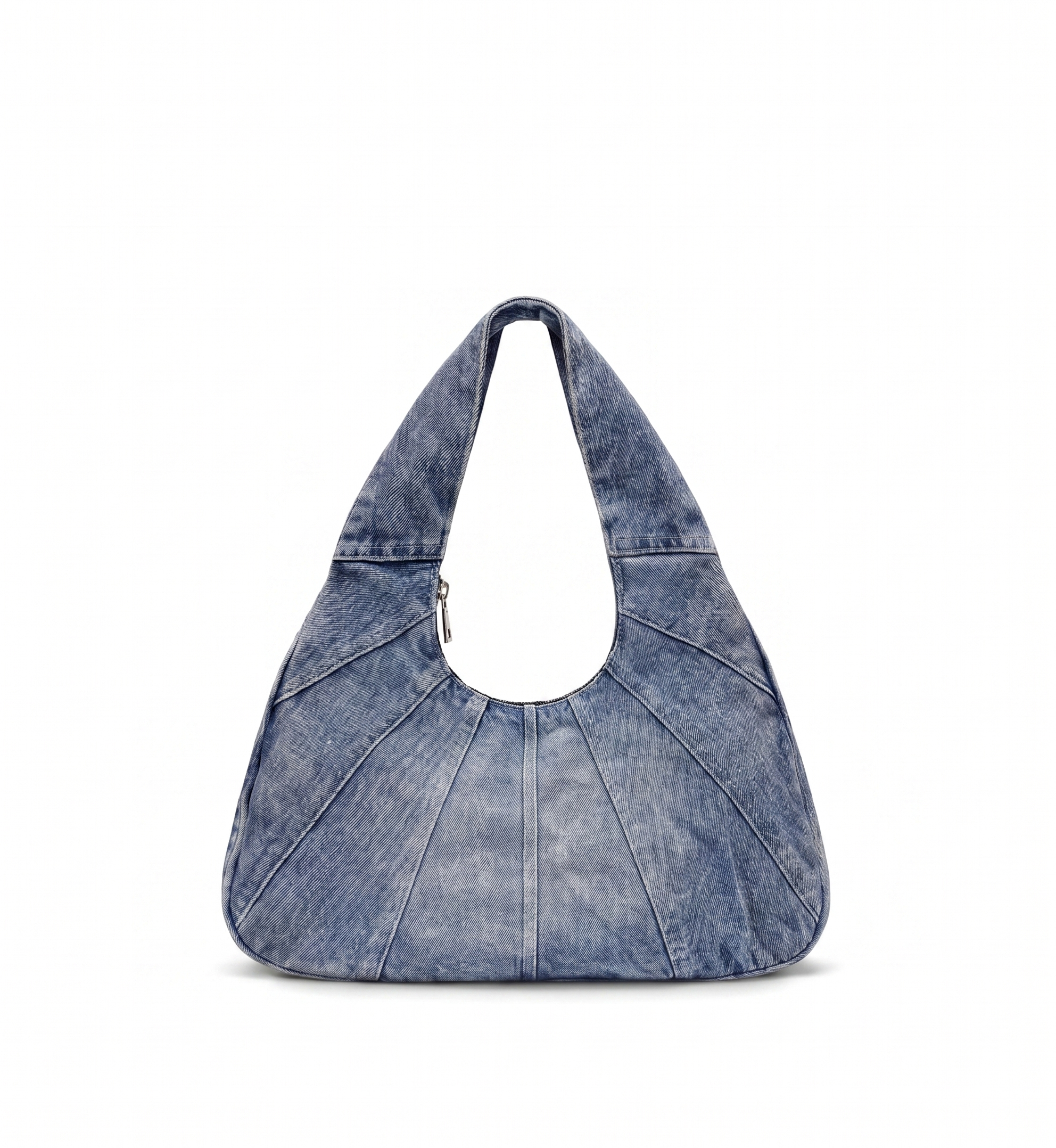 Denim Curve Tote