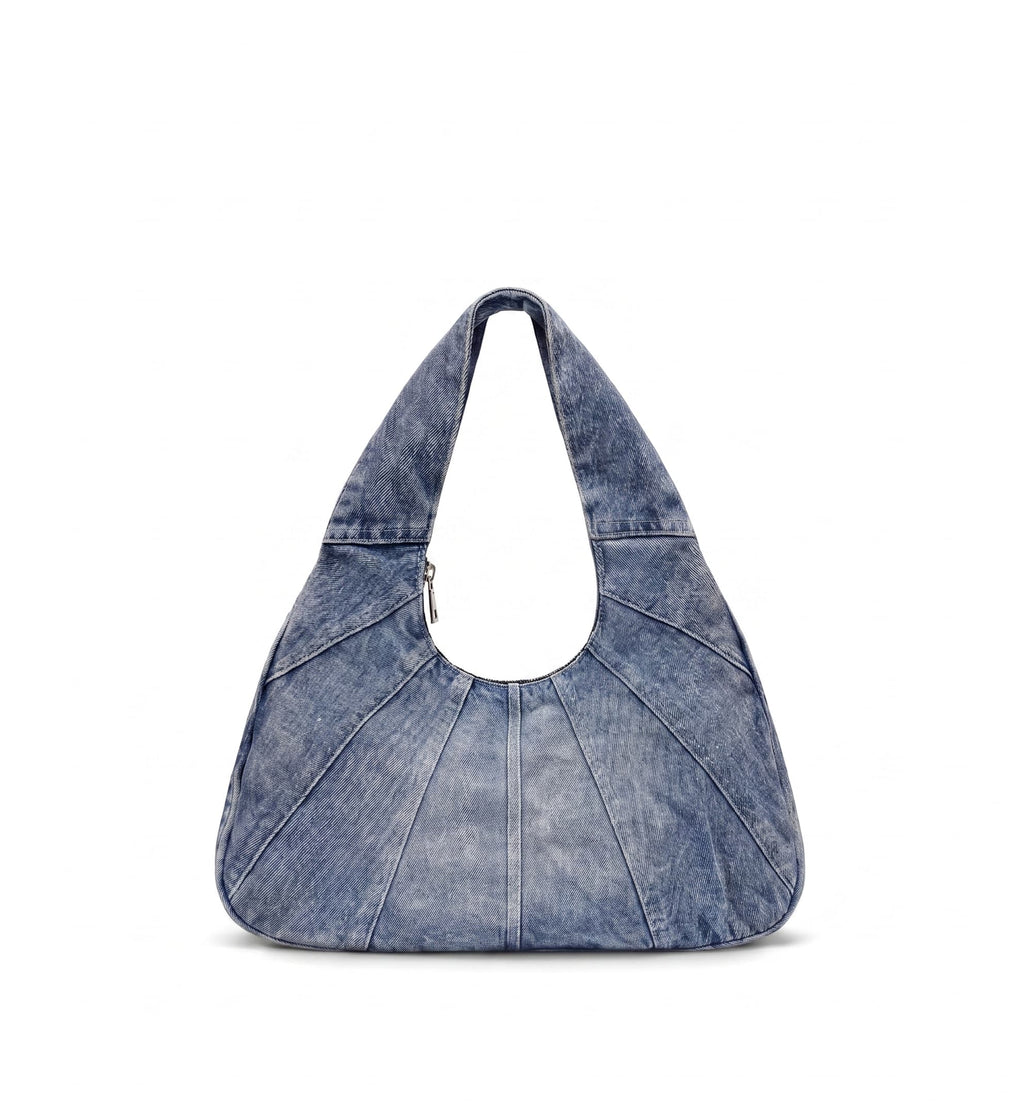 Denim Curve Tote
