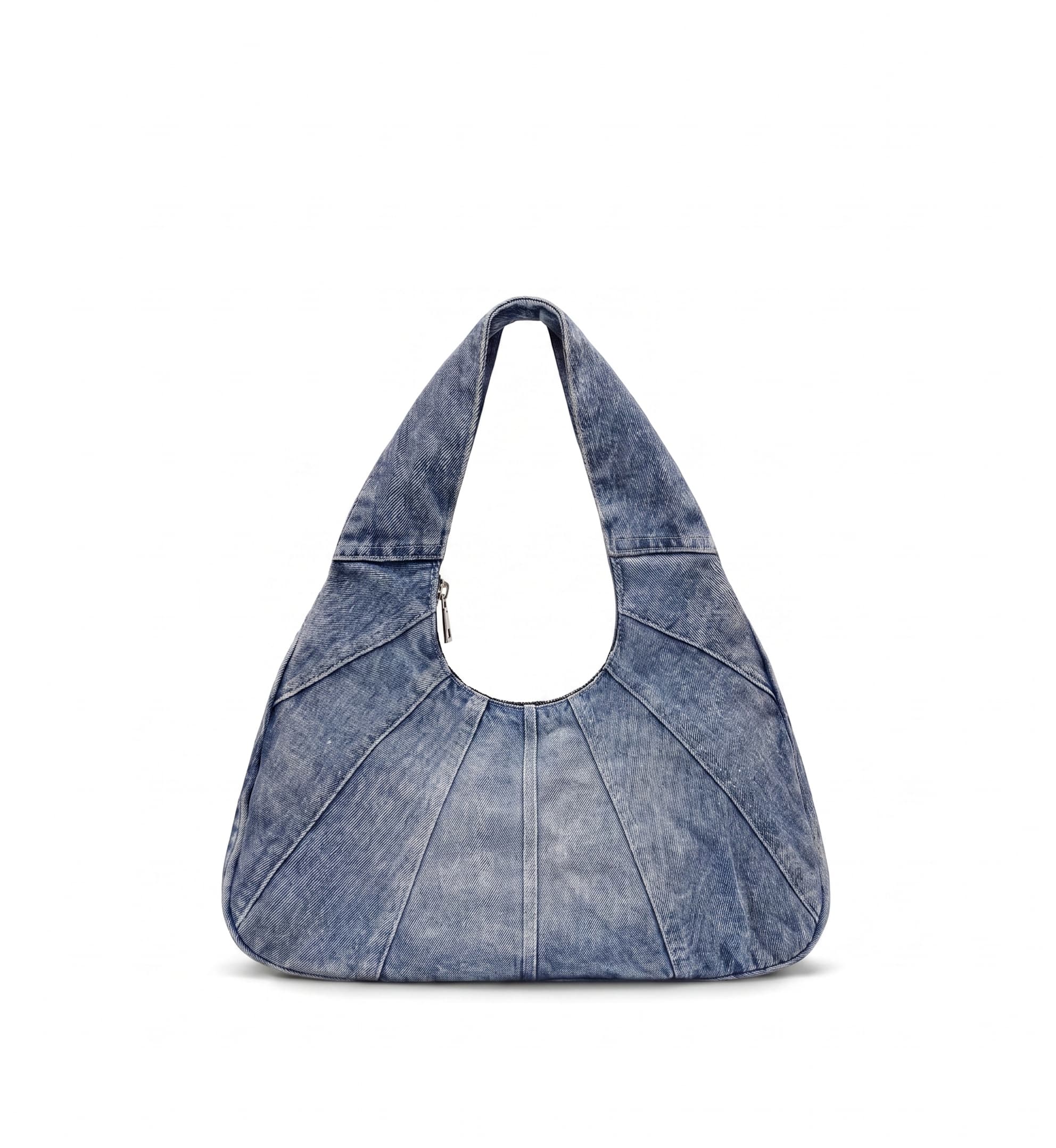 Denim Curve Tote