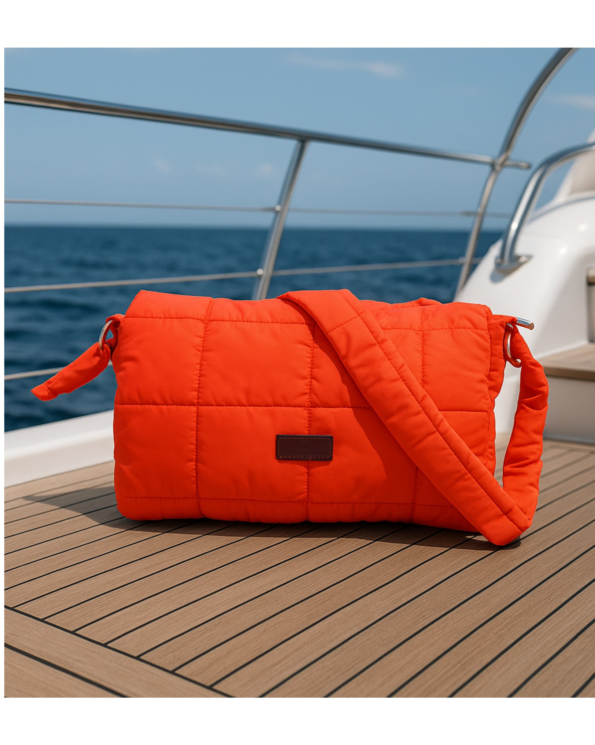 Quilted shoulder bag with a padded design, knotted strap detail, and soft structured silhouette – lightweight, functional, and perfect for daily use or casual outings. Compact yet spacious, ideal for carrying essentials in style. A statement accessory from Tales of Totes, offering cozy fashion-forward appeal for Indian shoppers.