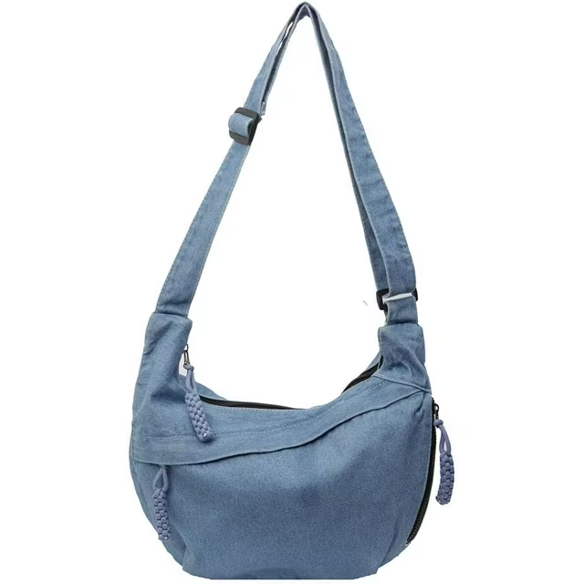 Classic blue denim shoulder tote for urban lifestyle, designed for functionality and Indian fashion trends